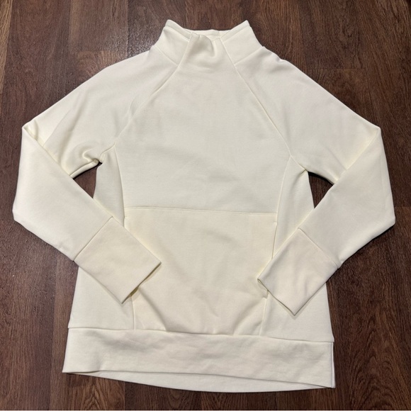 Fabletics Zaylee Funnel Neck Long Sleeve Tunic Sweatshirt Pullover Ivory Size XS - Picture 10 of 10